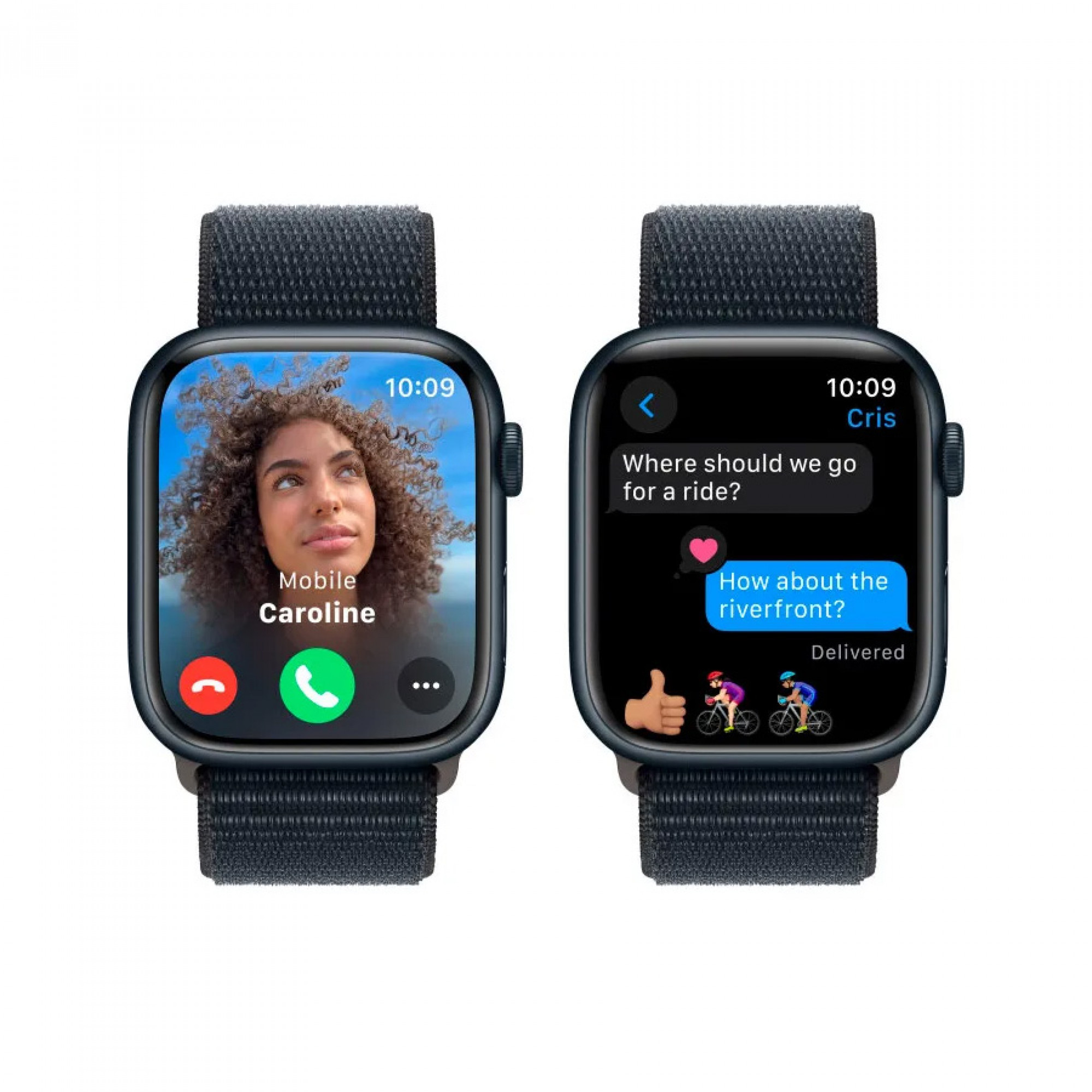 Apple Watch Series 9 GPS 45mm Midnight Aluminum Case with Midnight Sport Loop (MR9C3) б/у